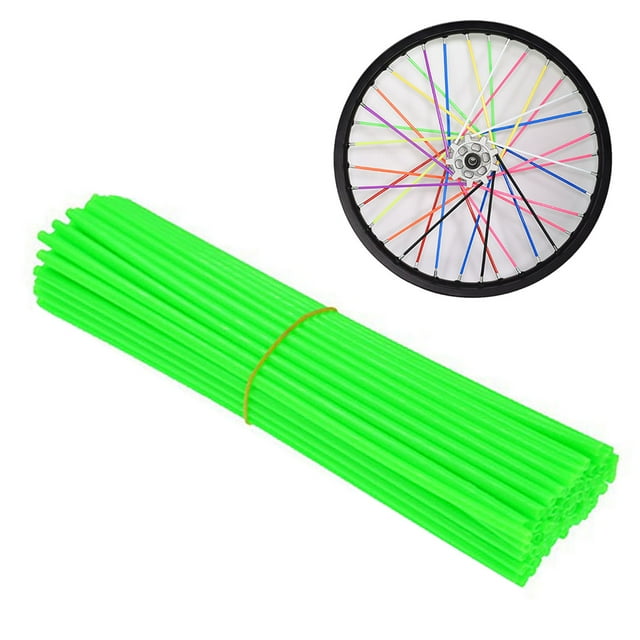 Bangcool 72 Pcs Couvre-Rayons de Vélo Décoratif en Plastique
