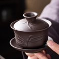 thumbnail image 2 of Juego de Té de Arcilla, Tetera, Tazón Cubierto, de Té, Tazón Grande Cubierto, Tazón de Té Doméstico, Tazón Cubierto para Preparar Té, 2 of 5