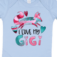 thumbnail image 4 of Inktastic I Love My Gigi Pink and Blue Fox with Hearts Boys or Girls Baby Bodysuit, 4 of 5