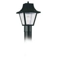 thumbnail image 1 of Generation Lighting 11"H Post Light 8275-32, Black, A19 60W Outdoor Lamp, 1 of 1