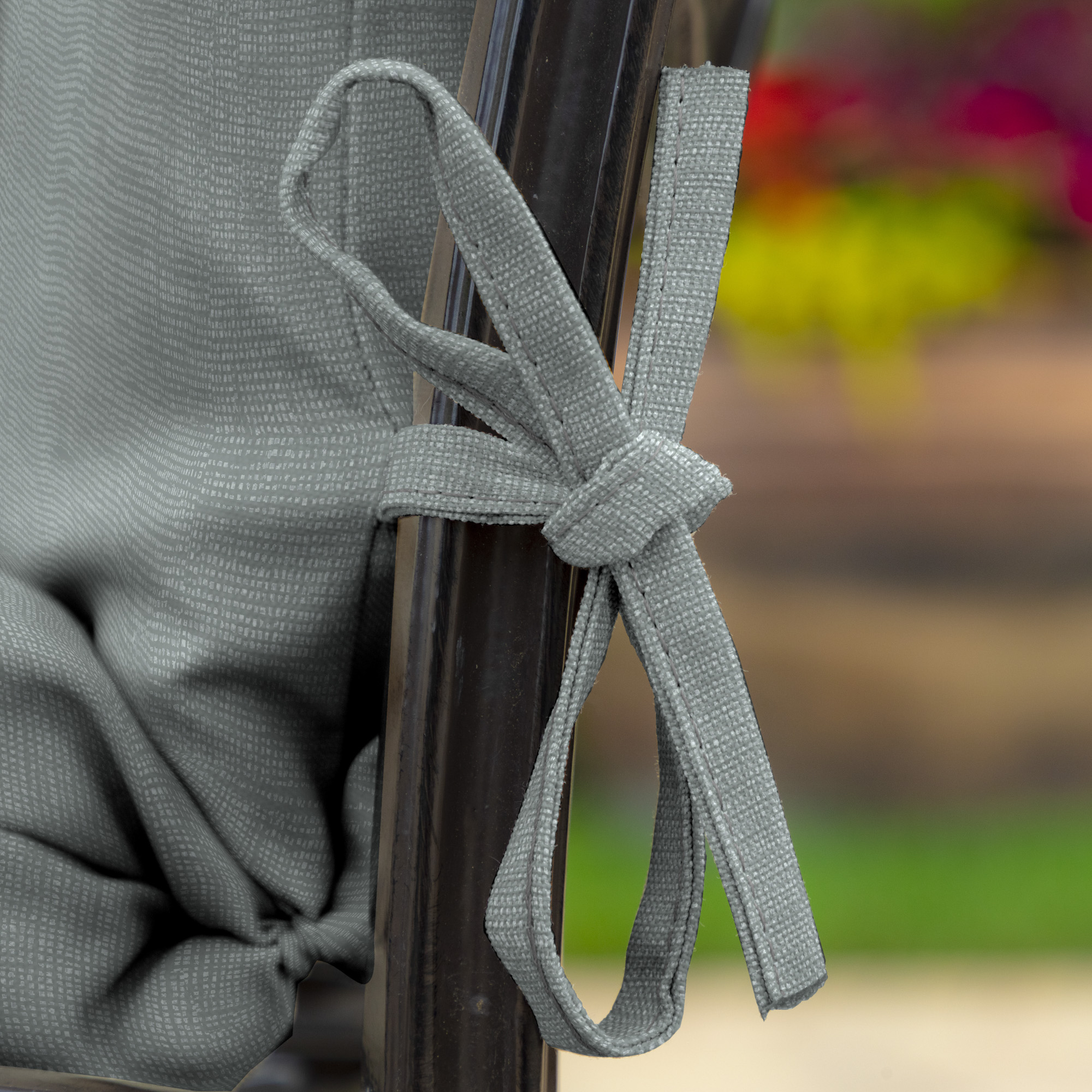 Arden Outdoor Dining Chair Cushion Set, Stone Grey photo 3