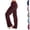 Wine, variant on HAJWOH Womens Pajama Pants Plaid Soft Lounge Warm Bottoms Christmas Winter Holiday with Elastic Waist