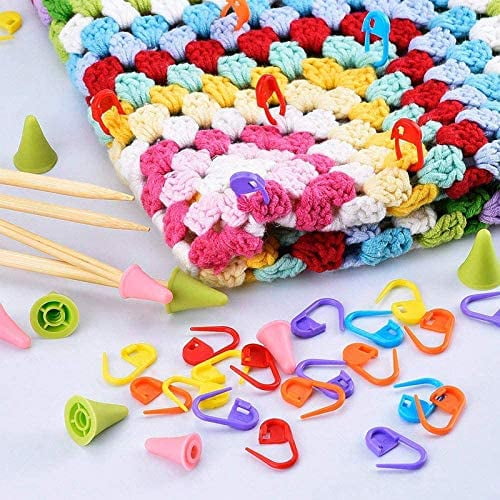 Naler 50 Piece Crochet Set Kit with Crochet Hooks Yarn Set - 24 Assorted  100% Acrylic Mini Yarns with 25Pcs Crochet Hook Set & Knitting Bag,15g/Roll