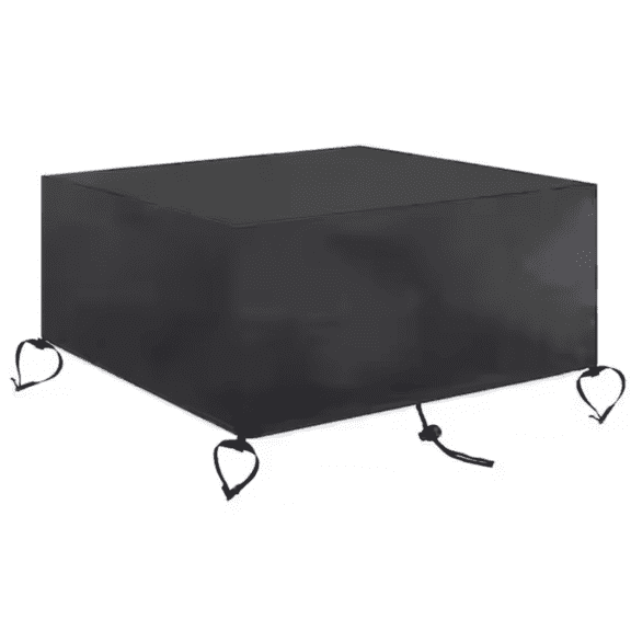 Square Fire Pit Cover, 30 in, Black