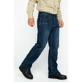 thumbnail image 4 of Hawx Men's Medium Dark Wash Stretch Work Denim Jeans - HF18PA2-IND 38W x 36L, 4 of 6