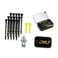 thumbnail image 4 of jinwen Golf Tees Bulk Golf Ball Holder for Driving Range Outdoor Practice Golf Gift Black Color Box, 4 of 9