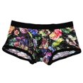 thumbnail image 1 of Sunnimix Ropa interior atractiva de poca altura Boxeadores de Encaje Bermudas Baño Calzoncillos Negros S, 1 of 8