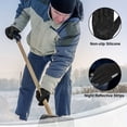 thumbnail image 3 of CHUANK RIGWARL 1 Pair Winter Cycling Gloves  Windproof Gloves Outdoor Gloves Two-finger Touch Screen  Non-slip Silicone  With Reflective Strip For Men Women, 3 of 6