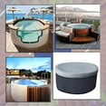 thumbnail image 5 of COVERS&ALL Round Hot Tub/Spa Cover 18 Oz Waterproof - 100% Weather Resistant Outdoor Round Spa Cover with Elastic for Snug Fit (84"(Dia) x 14"(H), Grey), 5 of 6