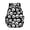 Skull Bone Print White Black, variant on SCRAWLGOD Cardinal Daisy Sunset Print 17 Inch 600D Backpack, Multi-Pocket Kids Bookbag, Schoolbag for Middle School Travel Camping Vacation, Large Capacity Daypack