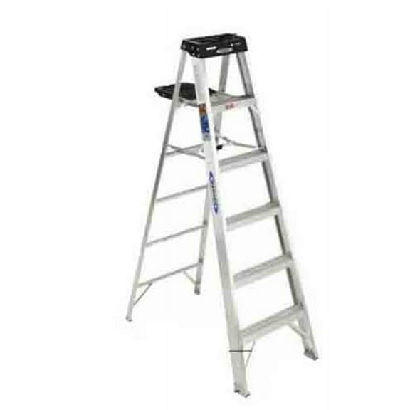 8 ft.  Step Ladder - 370 Series Aluminum