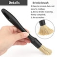 thumbnail image 3 of Car Detailing Brush Set, 3 Pcs Car Interior Detailing Brushes Natural Boars Hair Detail Brush Auto Ultra-Soft Detail Cleaning Brush Tool for Interior/Exterior Automotive Trim Wheel Rim Engine, 3 of 7