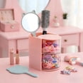 thumbnail image 5 of Soda Candy Hair Accessories Organizer with Hair Brush Holder 180° Rotating Makeup Brush Storage for Necklaces, Earring, Bracelet, Ring, Makeup Brushes, Hair Clip and Hair Accessories, 5 of 8