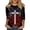 A Red Tees, variant on 250 Anniversary USA Shirts for Women Crew Ncek 3/4 Sleeve Patriotic Tops American Flag Graphic Tunic Blouses H Red Tees XXL
