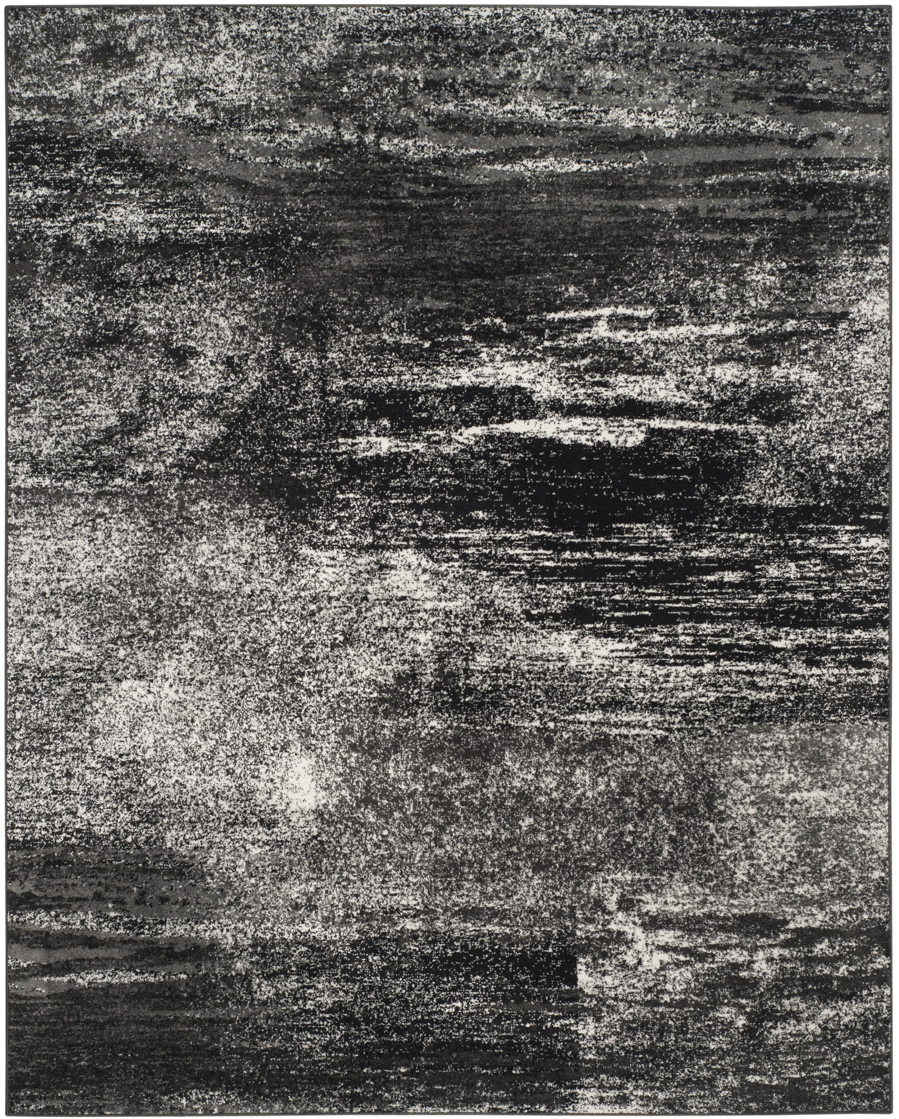 Safavieh Adirondack Rudyard Abstract Ombre Area Rug, Silver/Black, 12' x 15'