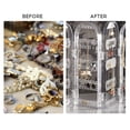 thumbnail image 4 of Transparent Folding Screen Jewelry Display Stand Necklace Bracelet Earrings Organizer Holder Acrylic Jewelry Storage Rack, 4 of 6