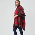 thumbnail image 5 of ZEBLIOSO Women's Hooded Shawls and Wraps Cowgirl Style in Winter Western Ponchos One Size, 5 of 5
