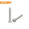 thumbnail image 3 of Uxcell #10-24x1-1/2" Pan Head Machine Screws, Stainless Steel 18-8 Screw, Pack of 20, 3 of 7