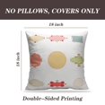 thumbnail image 2 of LALILO Throw Pillow Covers Vintage Autumn Frames Dot Frame Border Cushion Cover 18" x 18", 2 Pack, 2 of 6