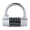 Silver, variant on YAHHU 5 Digit Code Combination Padlock U Shaped Suitcase Door Lock Resettable Heavy Duty Security Lock for Gym School Locker Gate Fence Bicycle Travel Luggage Backpack, Blue, 5.51 in / 14 cm