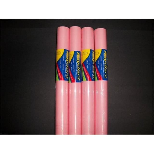 80043 RiteCo Raydiant RiteCo Raydiant Rouleaux d'Art Résistants à la Décoloration Rose 48 Po X 12 Pi 4 Paquets