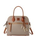 thumbnail image 1 of Dooney & Bourke Bolso de mano, bolso abovedado de grano de guijarros, gris topo, Talla única, 1 of 5