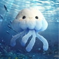 thumbnail image 3 of XIANXIAN Jellyfish Plush for Kids Adults, Cute Jellyfish Weighted Stuffed Animals, Chubby Body Pillow Plush Animal Toys for Sleeping for Present Birthday Christmas Holiday, 5.9", 3 of 5