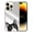 Black White Tuxedo Cat, variant on WIRESTER Stylish Mirror Back Case for Women, Slim & Shockproof Phone Cover Compatible with Apple iPhone 14 Pro Max 6.7" 2022 - Sea Turtles Family
