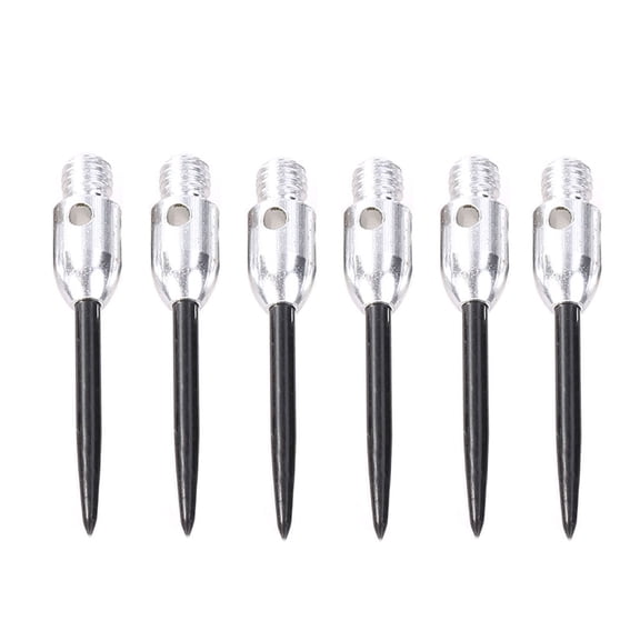 6Pcs/set Professional 2BA Thread Replaceable Dart Steel Tip 2BA Thread Darts Needle Accessories Suitable for Most Darts