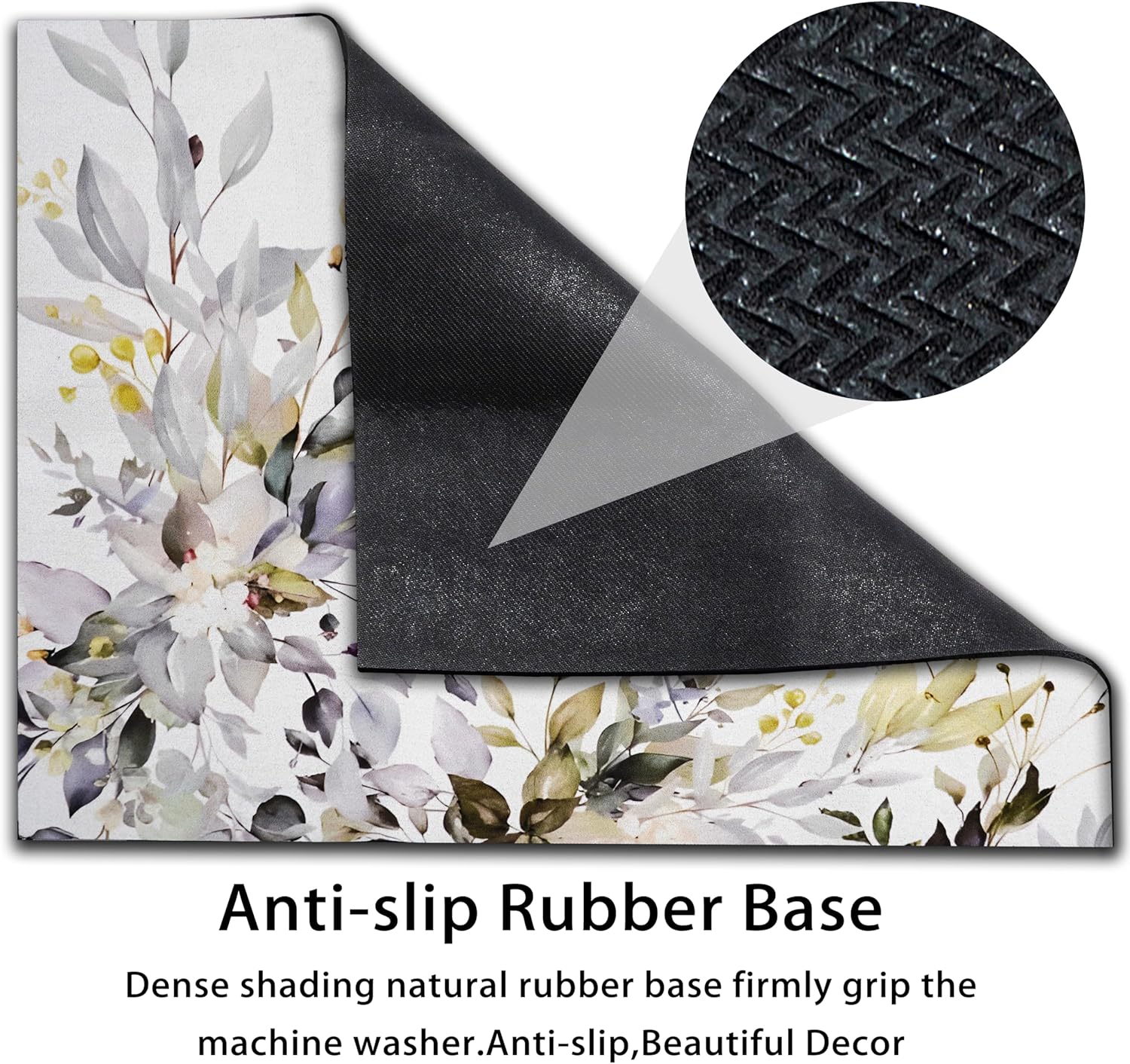 Washer and Dryer Covers for the Top 23.6" X 19.7", Washer and Dryer Top Protector Mat, Non Slip Washing Machine Dust Cover Pad for Laundry Room Kitchen Home Decor