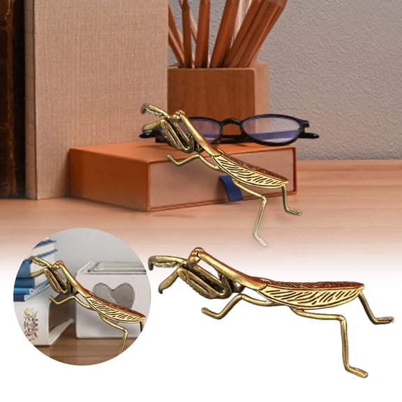Desktop Ornament Product Category Highlighted Brass Figurine—Solid Desktop Art Piece for Home and Room