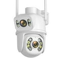 thumbnail image 2 of Dual Lens HD 6MP WiFi IP Camera Wireless Outdoor CCTV PTZ Home Security IR ICSEE, 2 of 23