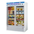 thumbnail image 1 of Turbo Air TGF-49F-N 54 3/8" Two Section Display Freezer w/ Swing Doors - Bottom Mount Compressor, White, 115v, 1 of 1