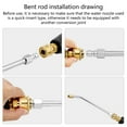 thumbnail image 6 of Water Extension Rod Car Washer Metal Rod Lances for Pressure Cleaner Washer Extension Wand Lances, 6 of 8