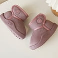 thumbnail image 6 of Ulitacool Boots For Girls Winter Girls Boots Warm Lined Boots Indoor Outdoor Non Soft Sole Toddler Shoes Classic Basic Shoes 11-12 Years Purple, 6 of 6