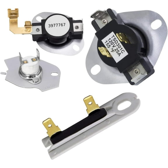 Scaroo N197 & 3392519 & 3387134 Dryer Thermostat Kit For Whirlpool 694511