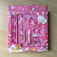 thumbnail image 5 of 9pcs Stationery Set, 9-piece Essentials Supplies Kit, Student Supplies, Ballpoint Pen, Pencil, Rubber Ruler Set, 5 of 5