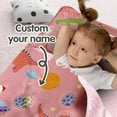 thumbnail image 2 of KAINSY Custom Name Nap Mat for Toddlers Girls - Personalized Pink Dinosaur Kids Sleeping Bag with Pillow and Blanket Set for Preschool, Daycare, Sleepovers, and Camping, 2 of 8