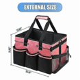thumbnail image 3 of Wearable Cleaning Storage Bag, Cleaning Tool Organizer with Adjustable Strap, Waterproof Bag with 4, 3 of 5