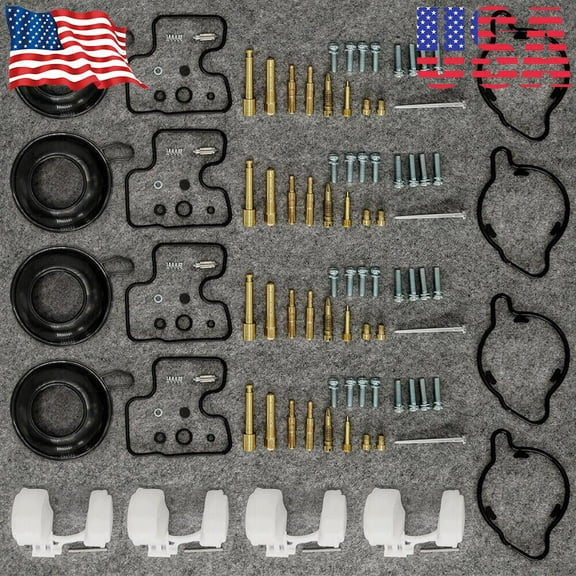 4X For Yamaha XVS1100 1999-2007 V-Star XVS 1100 Carburetor Service Kit Diaphragm