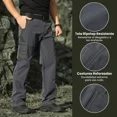thumbnail image 2 of Pantalón Táctico Impermeable Y Muchos Bolsillos Hombre,Gris,L(32), 2 of 10
