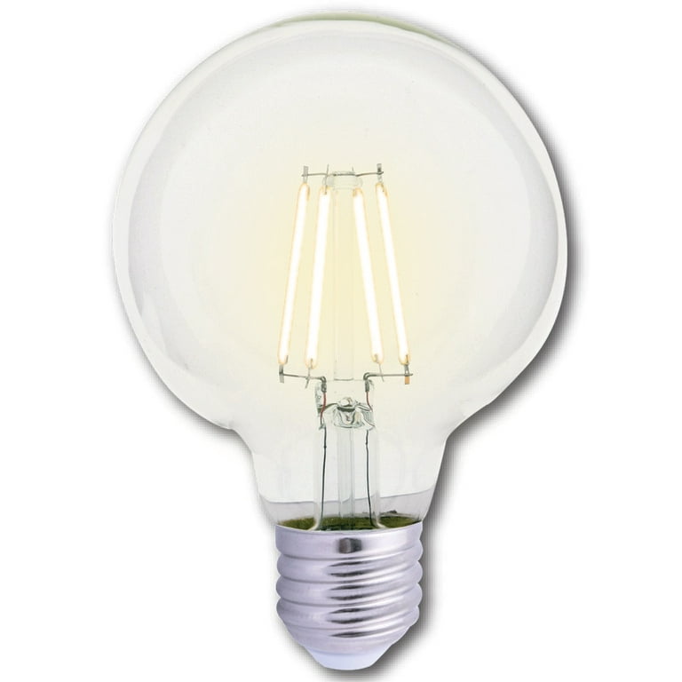 Hollow Samuel Forbavselse BHG LED Bulb, 3-Watt (40W Equivalent) G25 Vintage Style, E26 Base,  Dimmable, Daylight, 3-Pack - Walmart.com