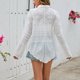 thumbnail image 5 of TaTaai Solid Color Sun Cardigan with Embroidery, Women‘s Loose Lapel Collar Casual Cover, Lightweight UPF Layer for Spring and Summer Style Gift, 5 of 9