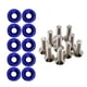 thumbnail image 4 of 20 piezas M6 junta de tornillos de modificación , arandela de guardabarros soporte de de matrícula sujetadores hexagonales tuerca de Azul Soledad Junta de tornillos de coche, 4 of 6