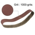 thumbnail image 4 of 2" x 27"(50mm x 686mm) Overlap Connect Sanding Belt 1000 Grit Aluminum Oxide 10pcs, 4 of 4