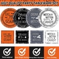 thumbnail image 3 of Set de 96 platos Lonfliness para Halloween, decoración de fiesta, 3 of 7