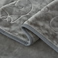 thumbnail image 5 of Flannel Bed Blanket,Soft Embossed Plush Fleece Blanket, Queen 75" x 91",3.3lb, 5 of 6