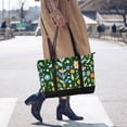thumbnail image 4 of FORMRS Canvas Laptop Tote Bag for Women with 15.6" Computer Compartments Shoulder Handbag, Flourish Flowers Pattern, 4 of 7