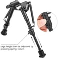 thumbnail image 2 of Feyachi Bipod for M LOK Rail Mount Shock-Proof Bipod with 5 Height Settings, Black, 2 of 5