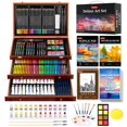 thumbnail image 1 of Set de arte de lujo Soucolor de Art Supplies, paquete de 192, con almohadilla acrílica, 1 of 7